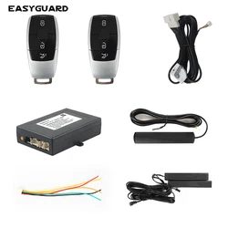 EASYGUARD PKE Smart Key Kit for 2014+GLA W246 W156 GLB W246 GLC X253 C253 GLE W166 with Oem Push Start Button and comfort Access