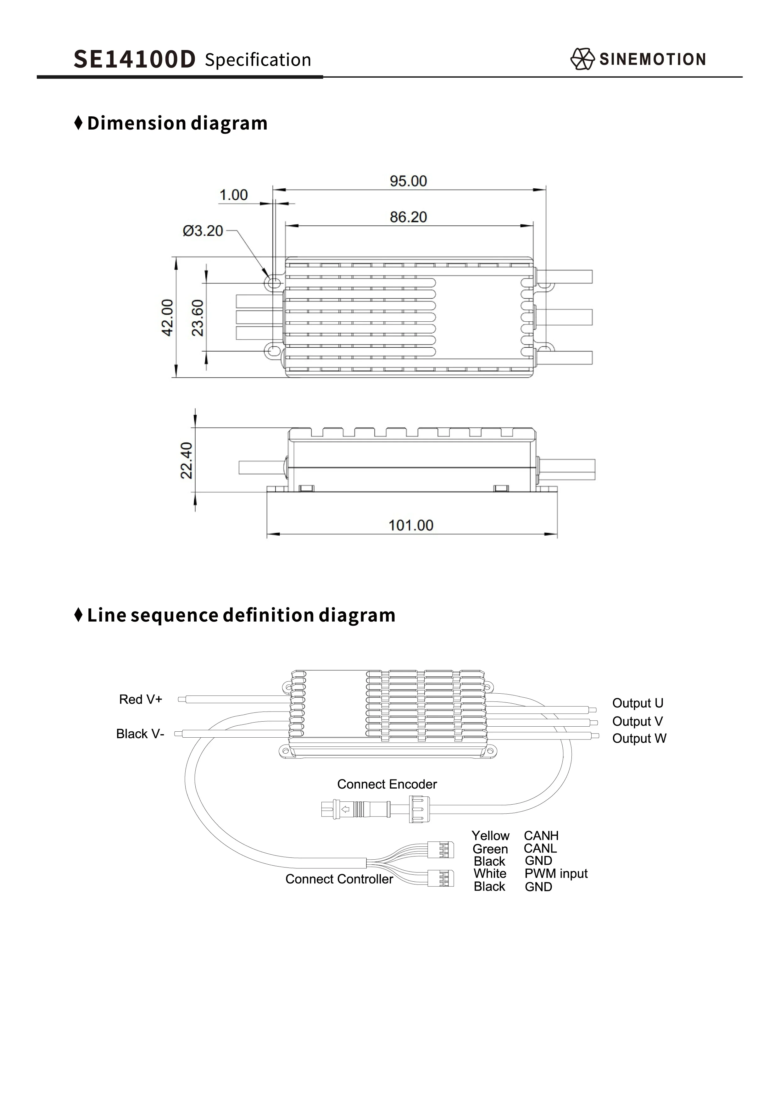 14100D 6-14S Lipo FOC ESC 80A 電子速度制御装置 8-10KG 推力 ESC 検査/物流ドローン用 CANプロトコル