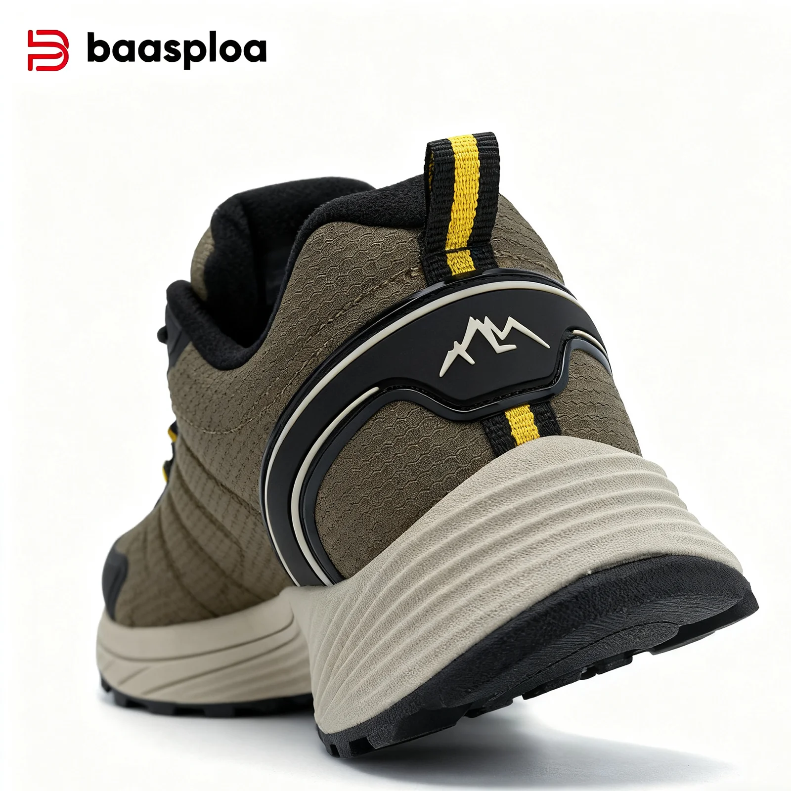 Baasploa Men Winter Shoes 2025 Non-Slip Comfortable Waterproof Hiking Outdoor Sneaker Keep Warm Light Male Walking Shoes