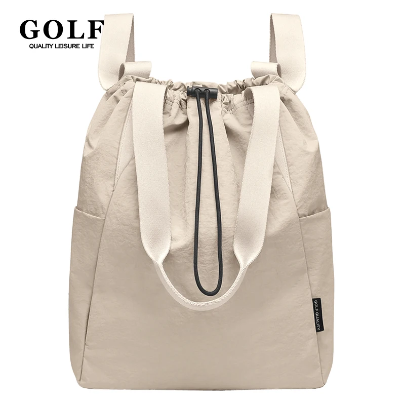 GOLF Women Backpack Tote Bag Convertible Shoulder Bags Cute Drawstring Backpack Waterproof Lightweight 13 inch Laptop Back Pack