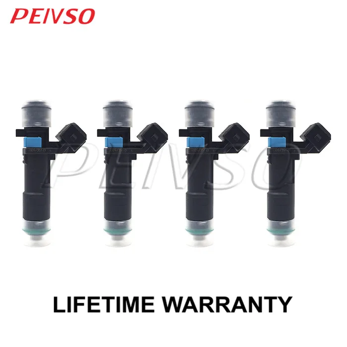 PEIVSO 4pcs 25186566 Fuel Injector For CHEVROLET SPARK 2012~2015 1.2L L4