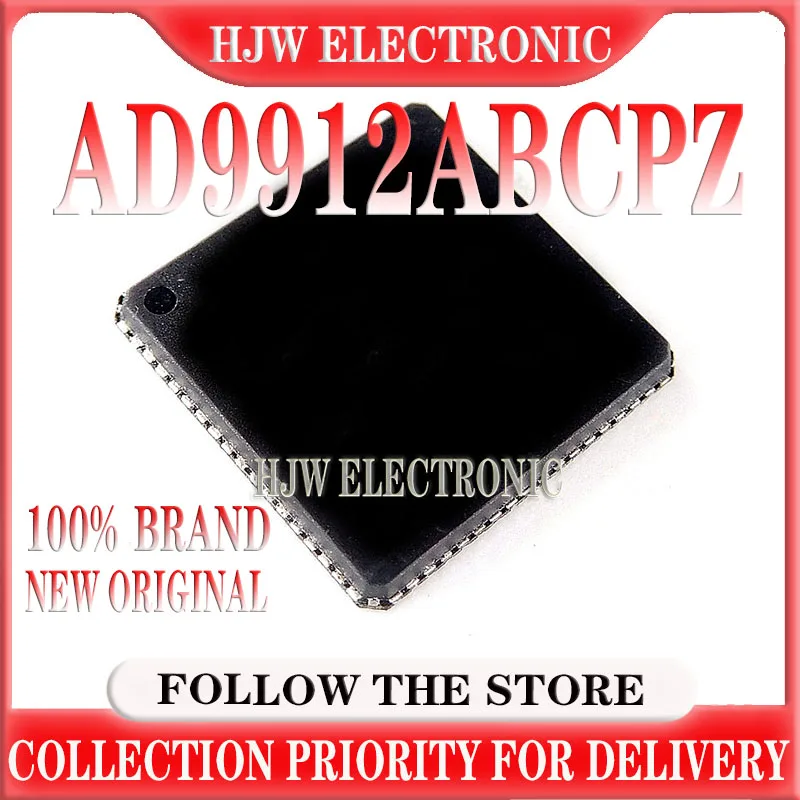 

1-10 шт. 100% новый AD9912ABCPZ AD9912ABCPZ-REEL7 IC DDS 1GSPS DAC 14 бит 64LFCSP интегральная схема (IC) интерфейс