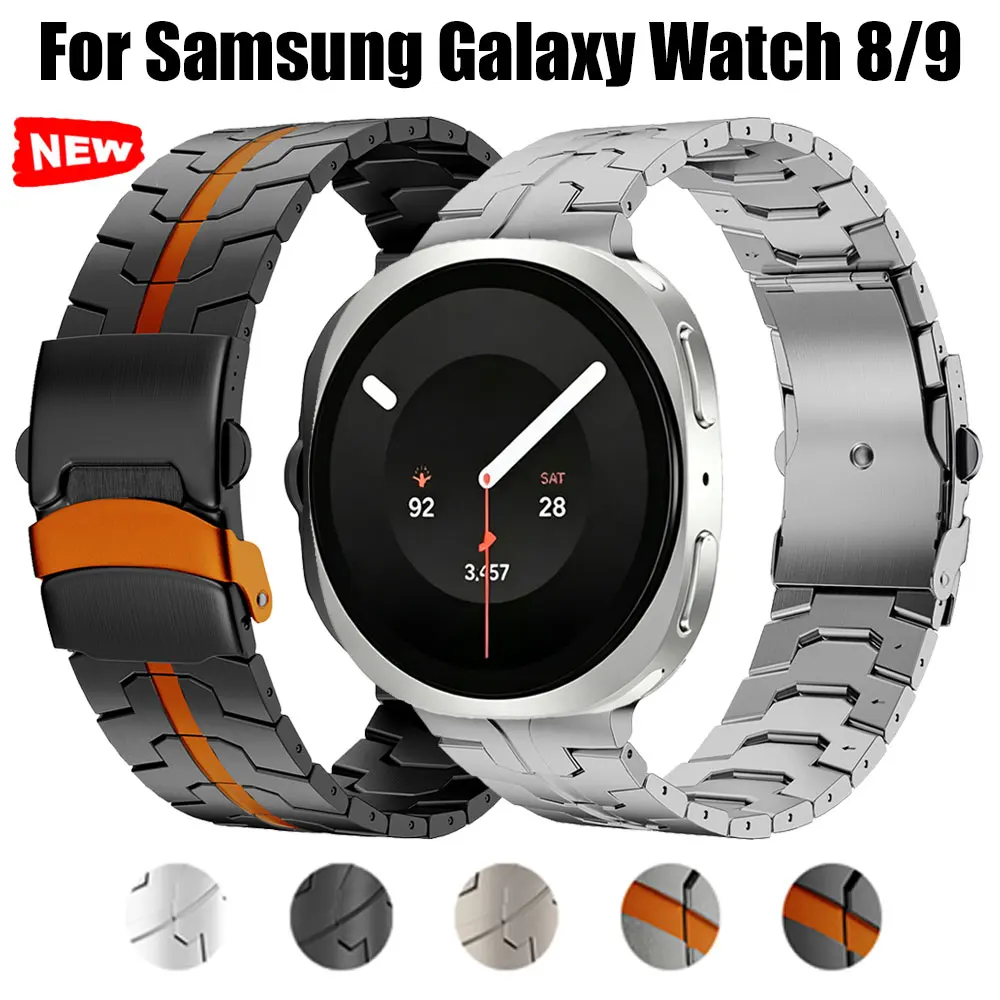 Für Galaxy Watch Ultra 2 47mm Armband Edelstahl Correa Für Samsung Galaxy Watch 8 9 40mm 44mm 8Classic 46mm Armband