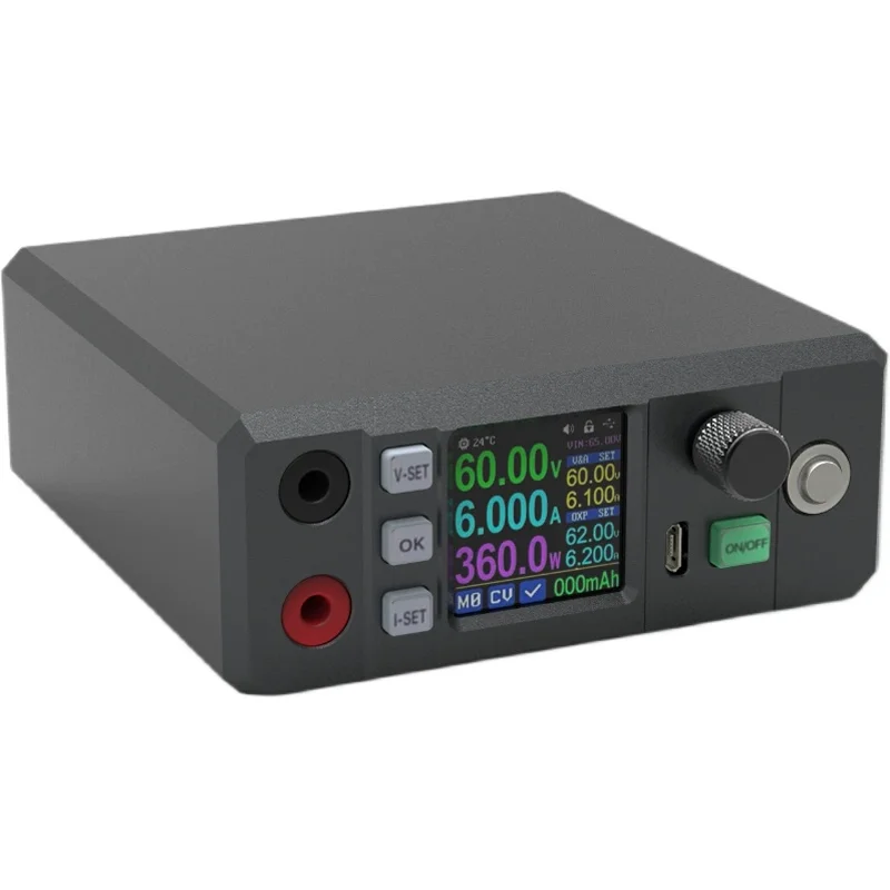 RK6006 CNC DC voltage-regulated adjustable power supply Aluminum alloy Mobile phone repair Color screen power supply