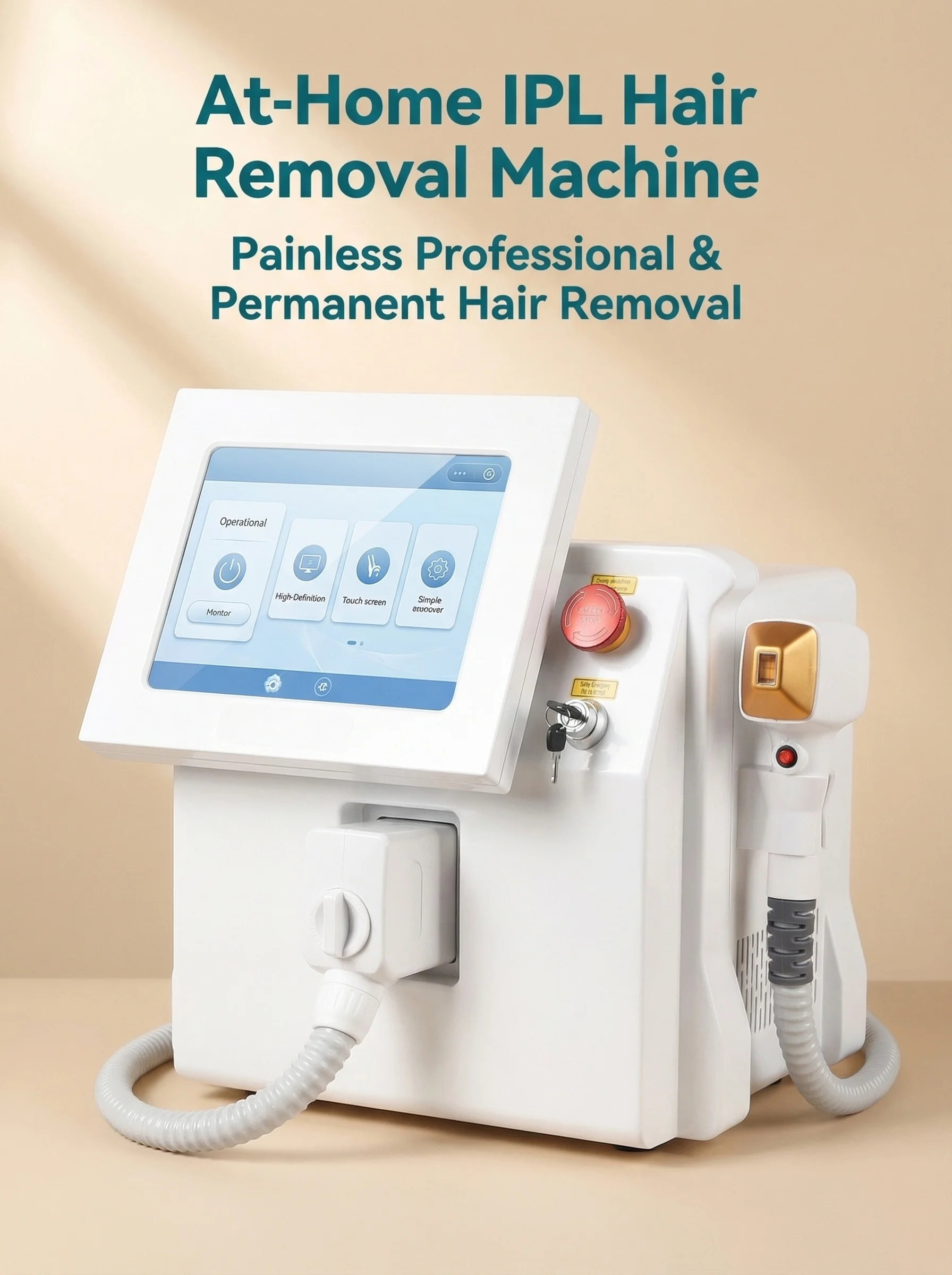 

808 Diode Epilator 3000W 3-Wavelength Laser Hair Removal Machine Painless and Permanent Hair Removal 808nm 755nm 1064nm