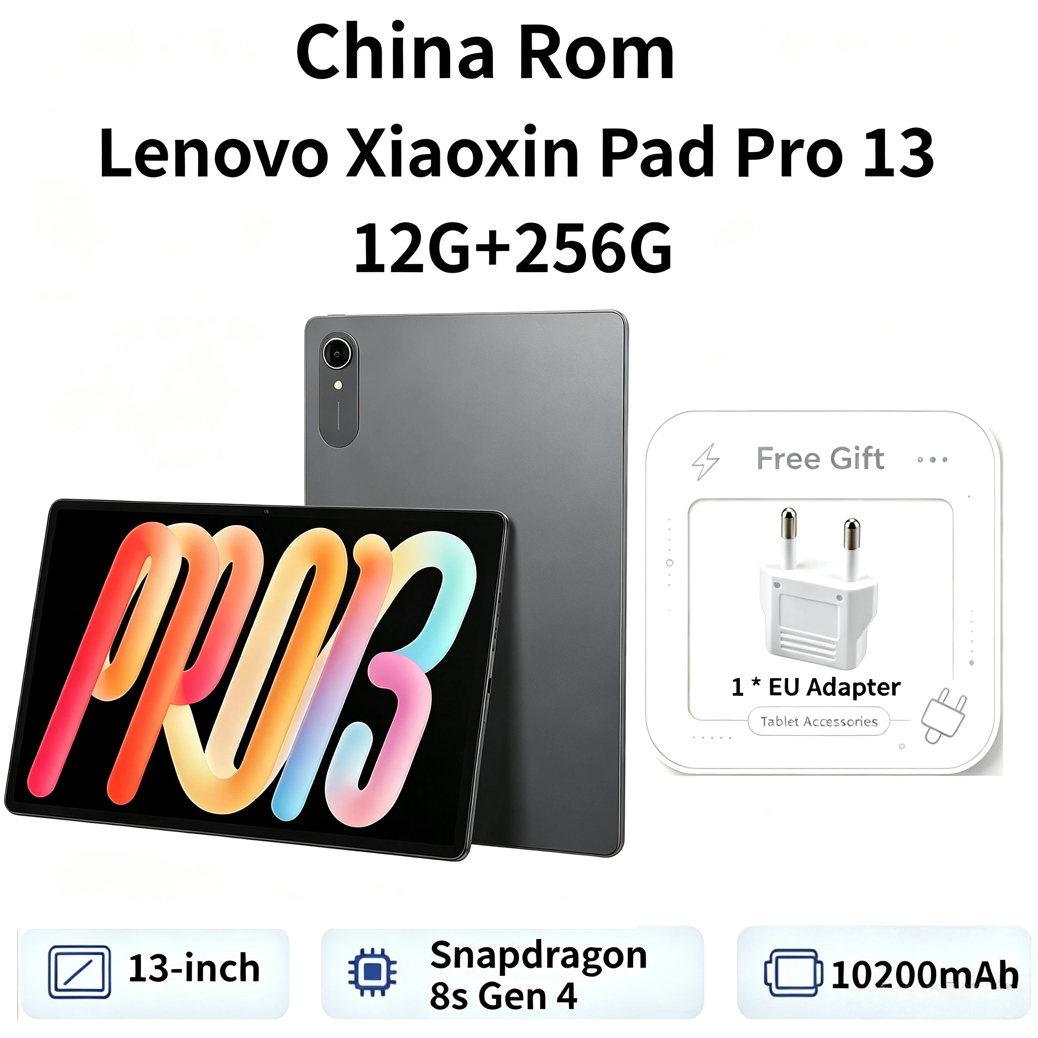 Lenovo YOGA Pad Pro 12.7 Tablet 12GB 512GB Snapdragon 8 Gen 3