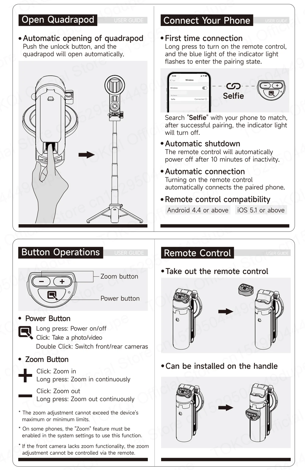 Magnetischer Handyhalter Mini-Selfie-Stick Stativ mit 360°-Einstellung Kabelloser Bluetooth-Fernbedienung für iPhone Android-Telefon Vlog-Aufnahmen – Detail 25