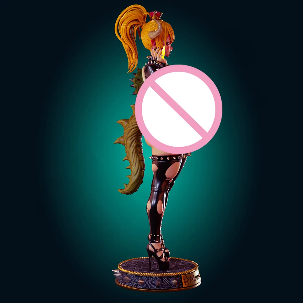 1:24 oficial Rhu Bowsette NSFW Kit de juguete de resina con estampado 3d Sexy Gk estatuilla sin pintar FUTA Diy estatua sin montar figuras modelo Juguetes