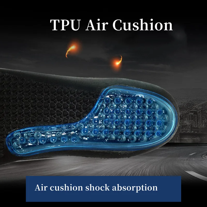 Sports Air Cushion Insole Zoom Breathable Deodorant Sweat Shock Absorption Non-slip Running Basketball Insoles For Shoes Men Pad