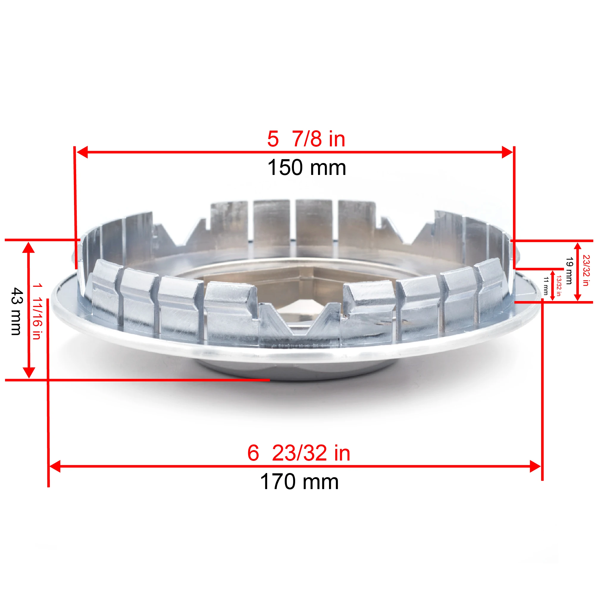 RhinoTuning 1/4PCS OD 171mm/6.73\