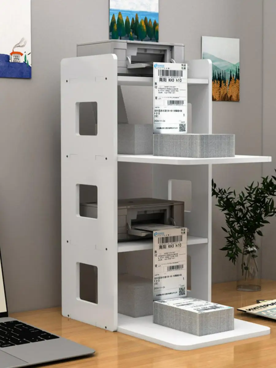 

New Modern mat Office Printer Stand Single-Sided Printing Desktop Multi-Layer Placement Storage Ra Organizer