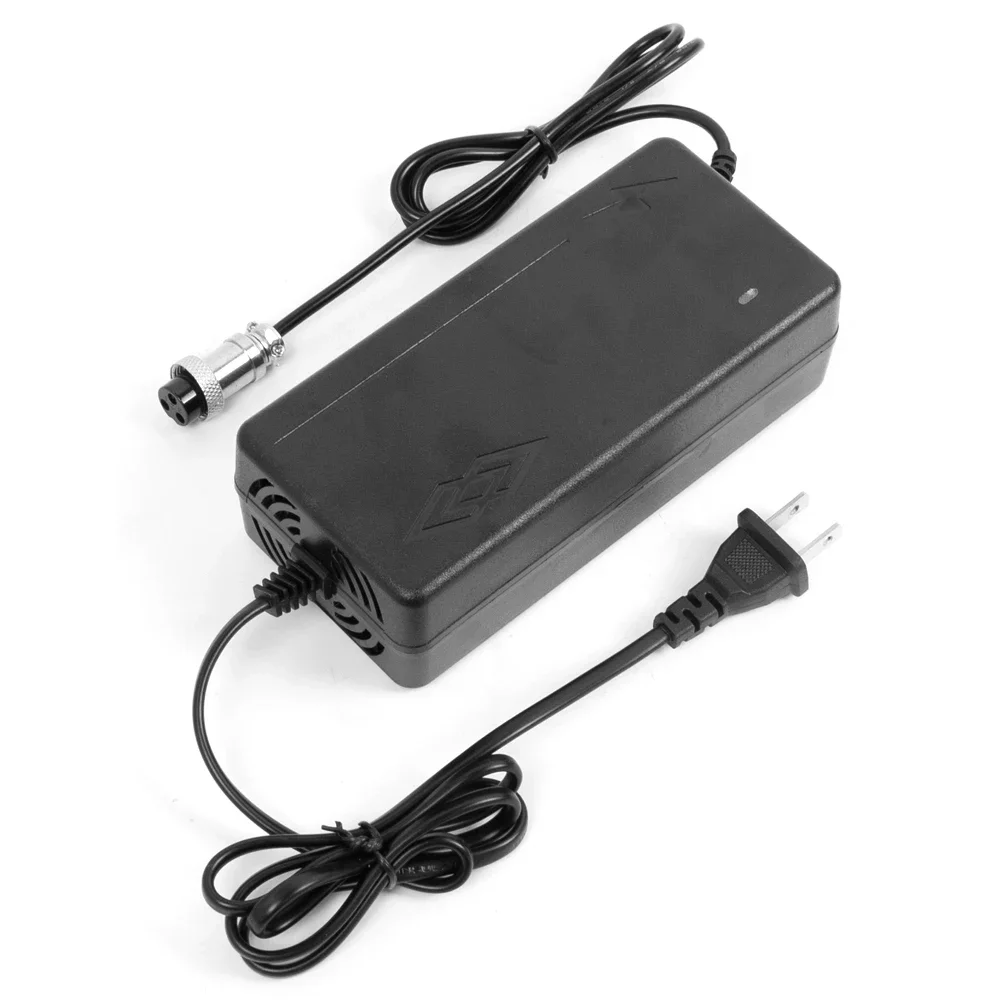 AliExpress NONE 54.6V 2A Battery Charger for Kugoo M4/C1 Pro for VSETT 8 8+ 9 9+ 10+ 48V Charger Lithium Battery Electric Scooter Bicycle Parts