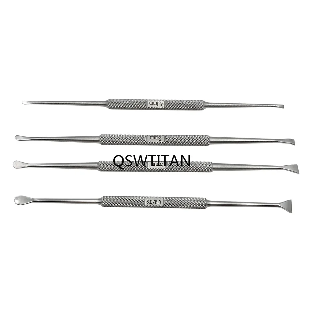 Stainless steel Bone Elevators Double Orthopedic Veterinary Surgical Instrument  Bone Peeling Knife