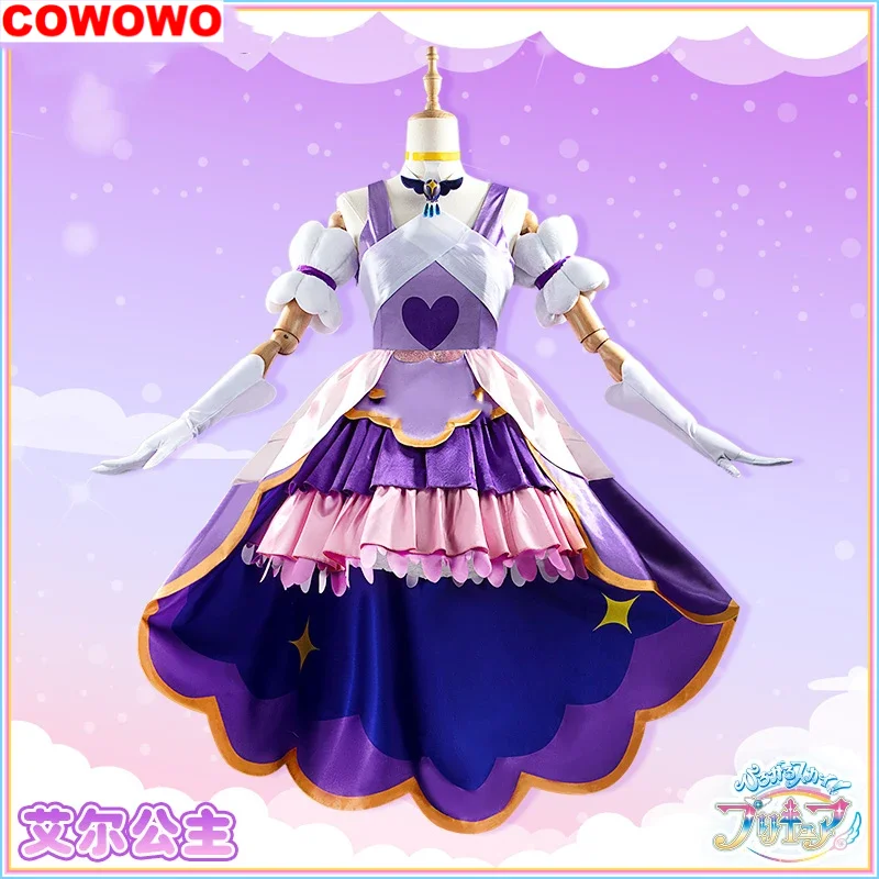 

COWOWO Anime Hirogaru Sky! Pretty Cure Ellee Elegant Lovely Uniform Cosplay Costume Halloween Party Role Play Outfit Any Size