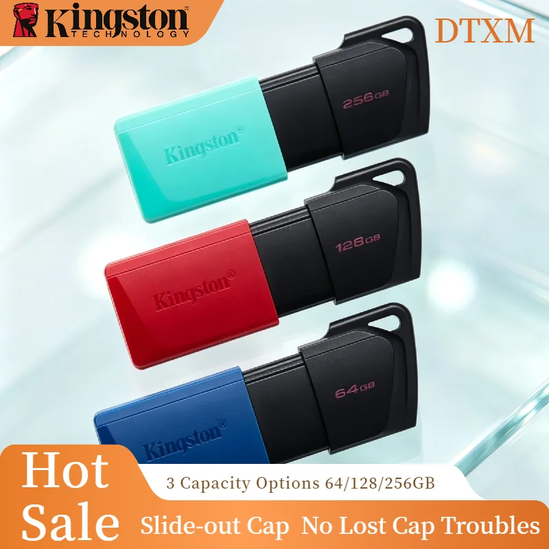 Kingston DTX 64GB 128GB 256GB USB 3.2 Gen 1 High Speed Pen Drive U Disk Memory Stick for Laptop Desktop PC Pro Max