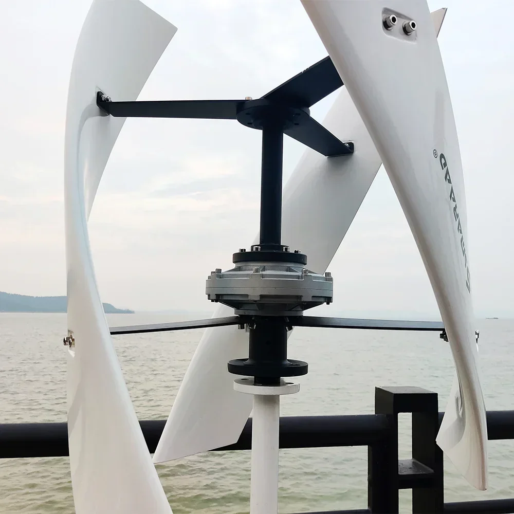 SMARAAD New Upgrade 3KW Vertical Axis Maglev Low Speed Wind Turbine Free Energy Low Noise