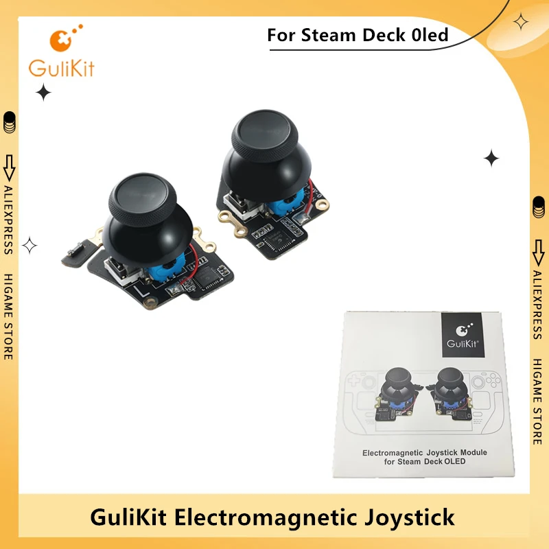 GuliKit Electromagnetic Joystick Module For Steam Deck Oled Replace For steam deck oled remote lever With long service life SD05