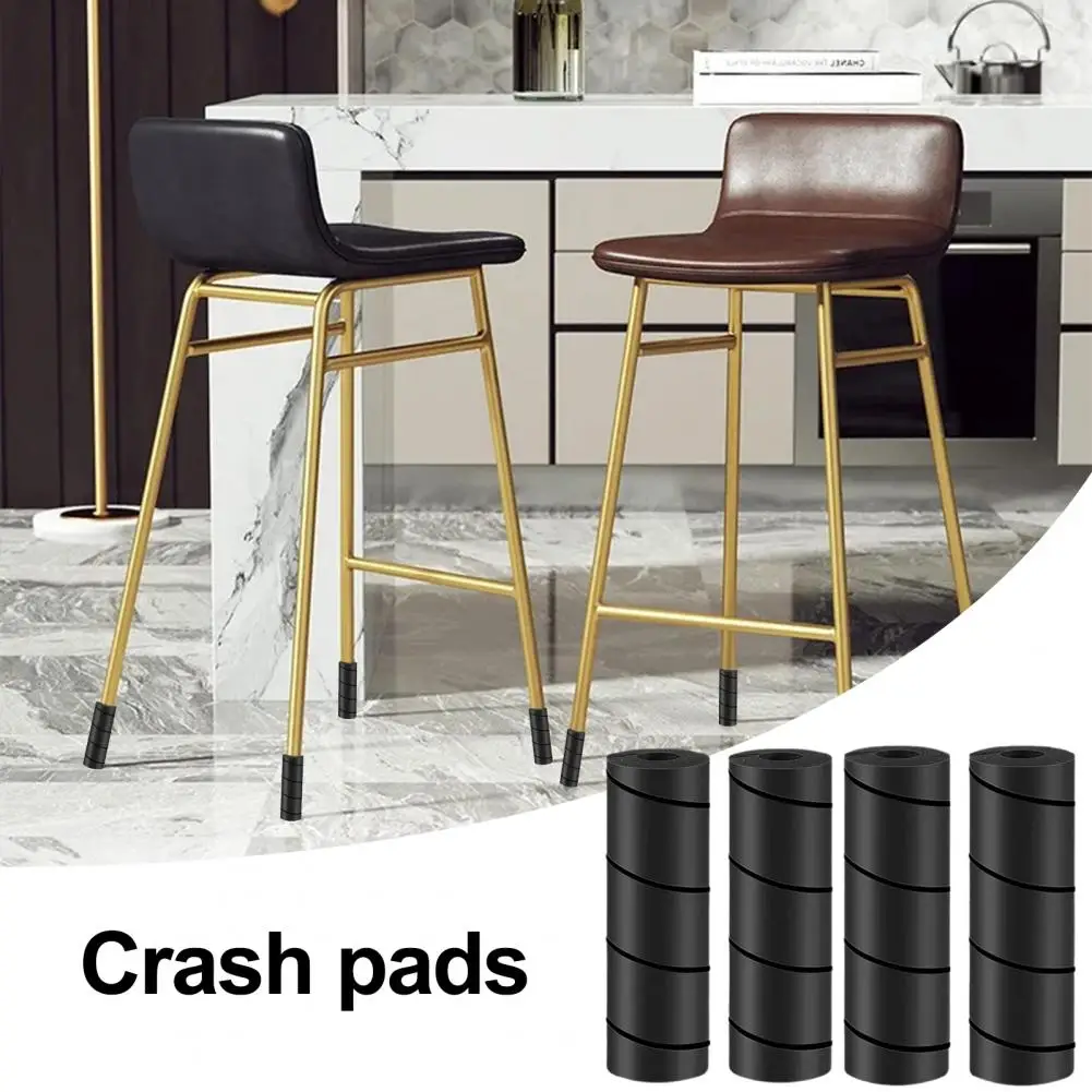 Epdm ラバートゥフォームグリップチューブスレッドデザインフォームサポート家庭用オブジェクト家具レッグガードセット衝突防止ベッドハード用