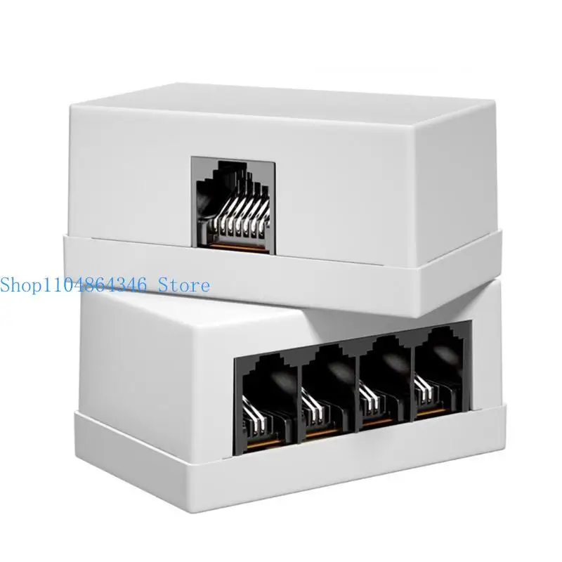 652F RJ45 to RJ11 Splitter Netword to Telephone Adapter for Smooth Operations