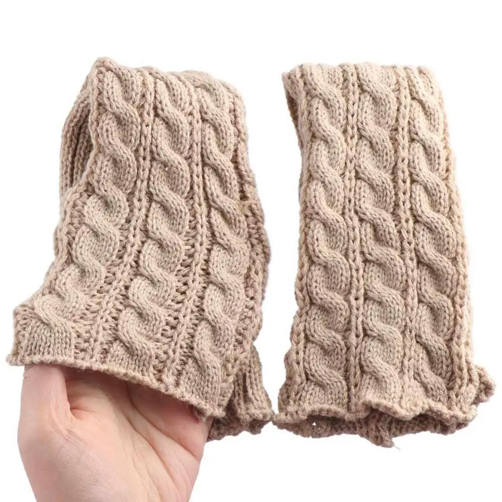 Cute Japanese Style Children's Twist Leg Warmers Harajuku JK Leg Socks Foot Cover Pile Socks Knitted Leg Cover Baby