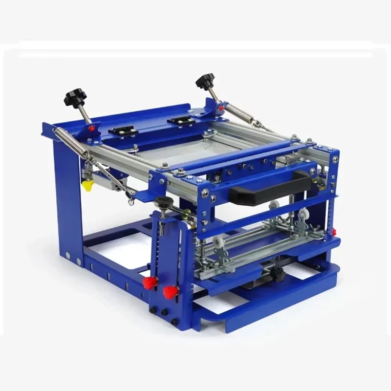 DL-QM-D80 curved screen printing machine manual screen press bottle printing