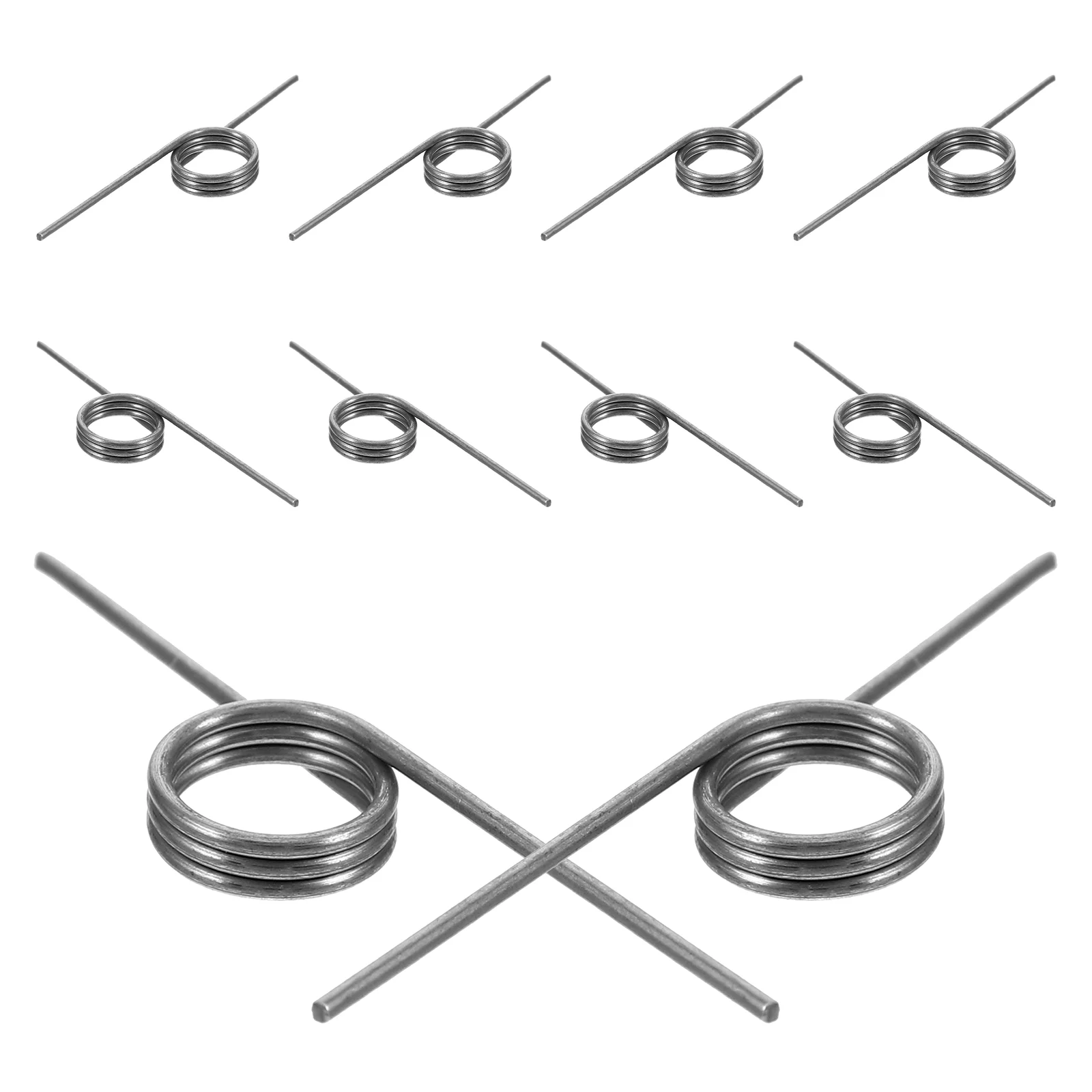 10 Pcs Stainless Steel Trash Can Accessories Garbage Automatic Metal Torsional Spring Parts