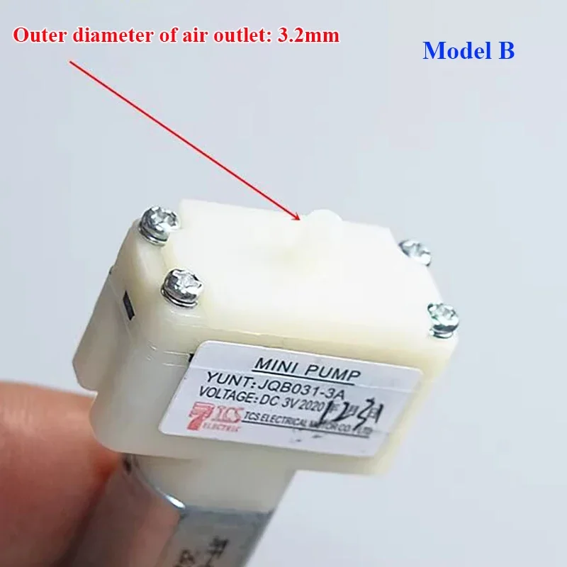 DC 3V KOGE KPM14A hava basıncı pompası/TCS JQB031-3A hava pompası DIY Electirc kan tansiyon aleti/akvaryum/balık su tankı