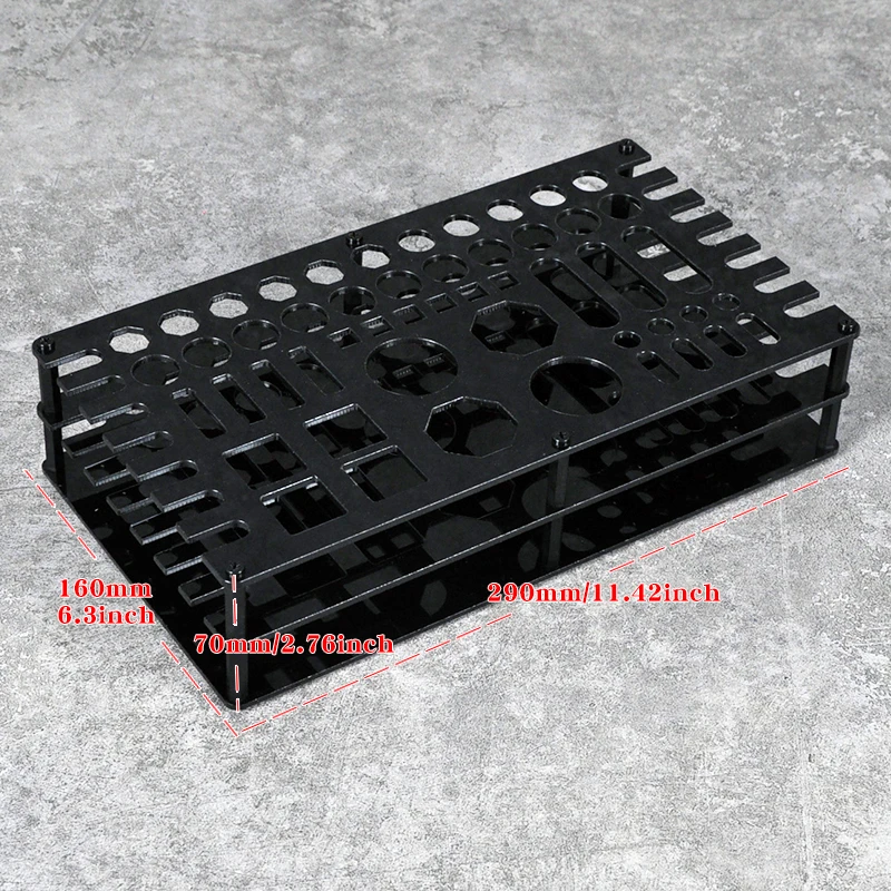 Assembly Desktop Modular Storage Rack for Scale Model Kit Assembly Painting Maintenance Tools Mobile Phone Repair Tools