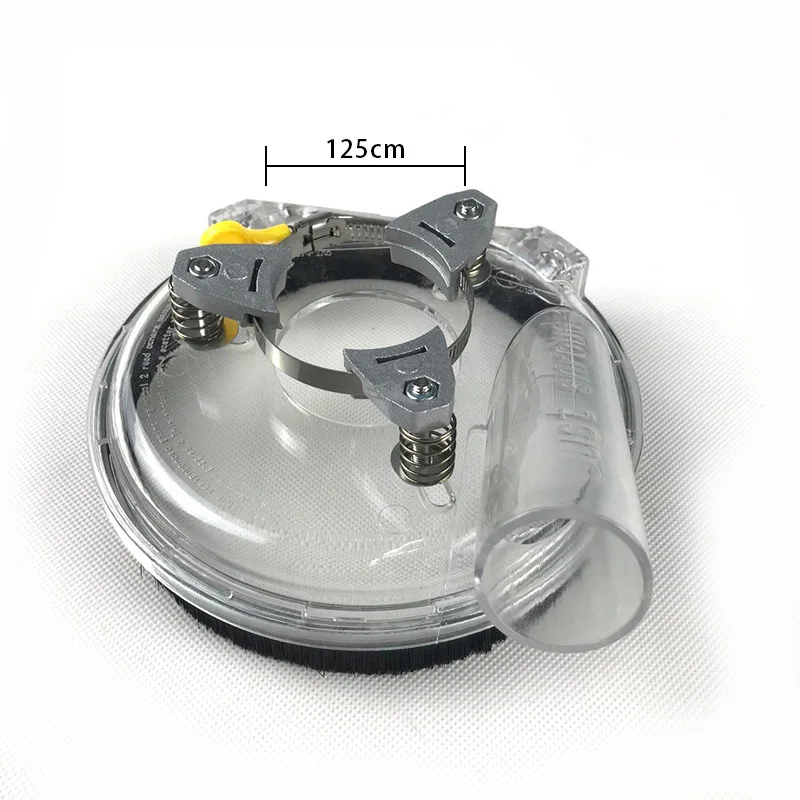 125mm Polisher Angle Grinder Surface Grinding Machine 5-Inch White Plastic Dust Cover