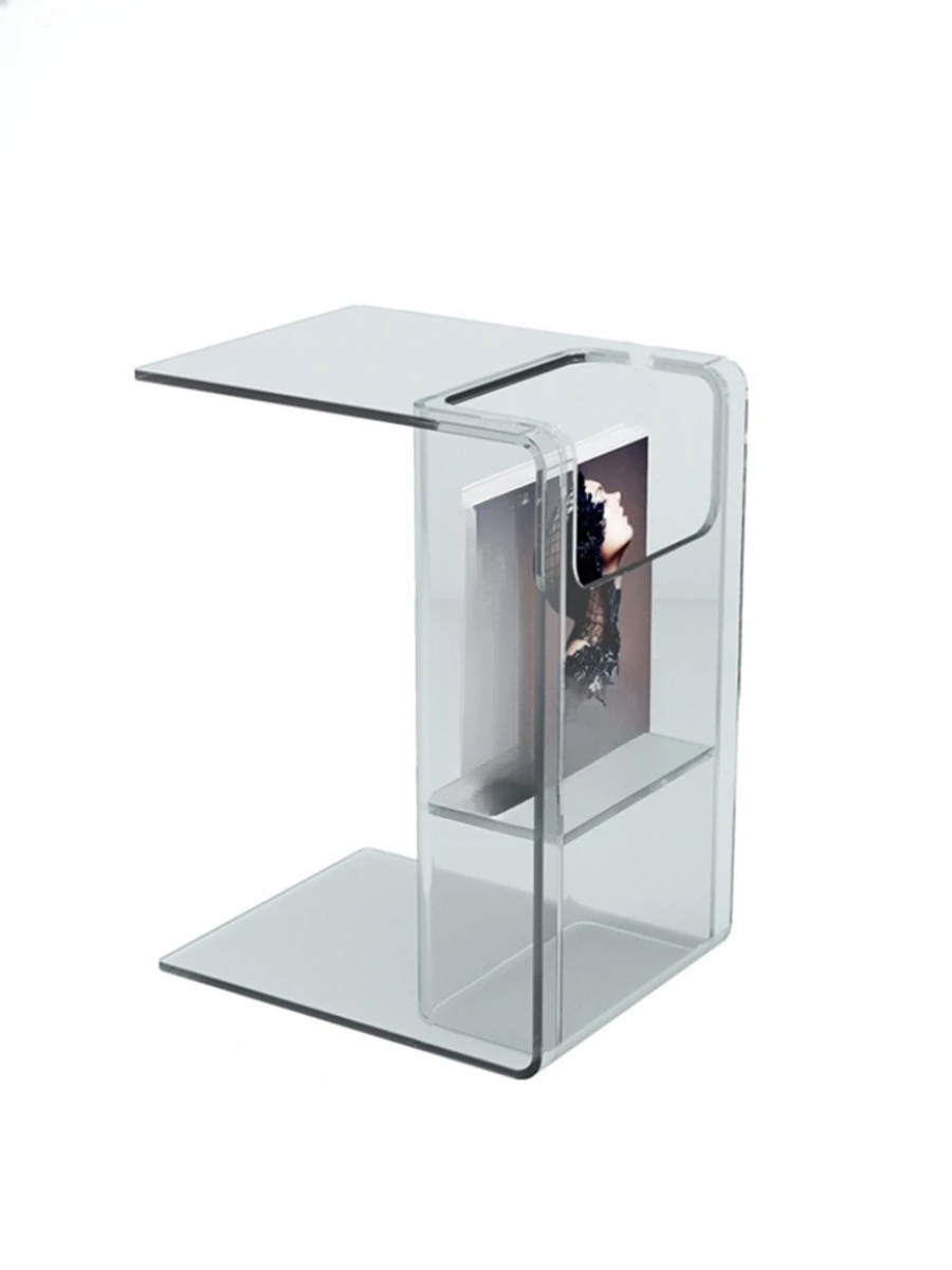 

Living room small side table bedroom bay window transparent corner table designer home creative minimalist small coffee table