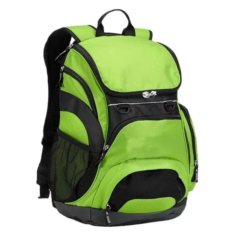 Large capacity swimming bag backpack, dry compartment sports backpack and fashionable triathlon transition bag