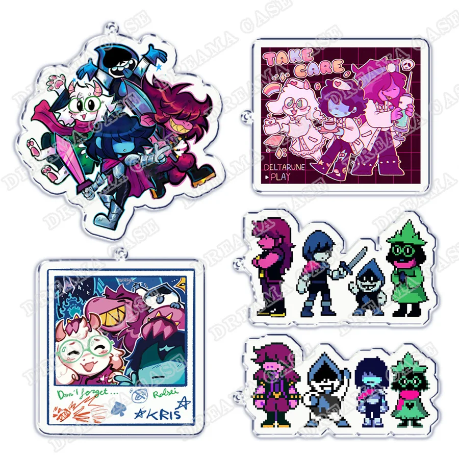 Deltarune Tenna المفاتيح اكسسوارات حقيبة Charms Undertale السيد Tenna هوائي Lanino ميمي سلاسل المفاتيح Keyrings مجوهرات المشجعين هدية
