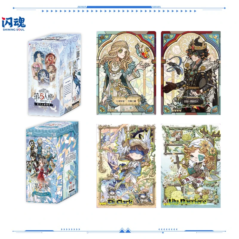SHINING SOUL Identity V Card 4th Essence Edition Mystery Box Anime TCG Trading Cards Collectible Game Birthday Gifts for Kids