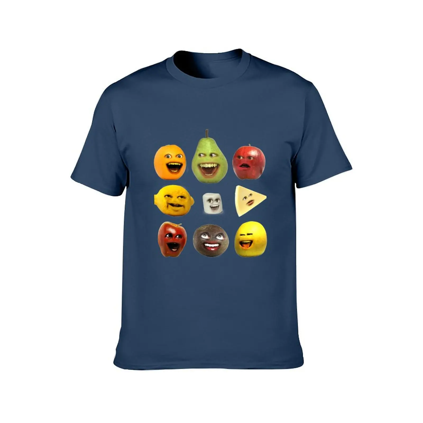 Annoying Orange And Characters T-Shirt man t shirts cotton t shirts for man cotton essential t shirt T-Shirt