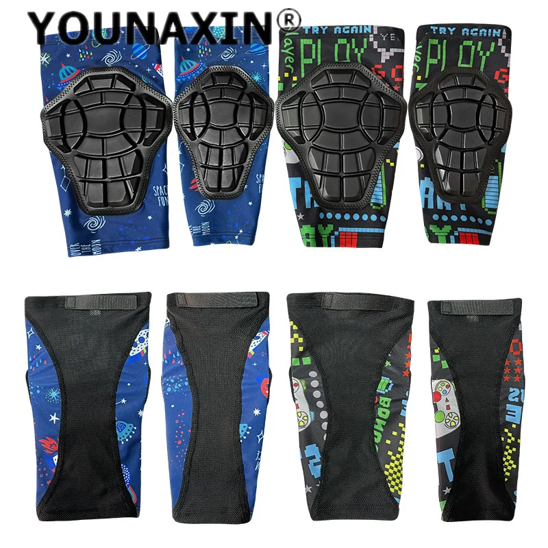 

2 шт. детские баскетбольные наколенники унисекс защита для рук футбол бейсбол мальчик велоспорт спортивные налокотники защитное снаряжение для катания на роликовых коньках