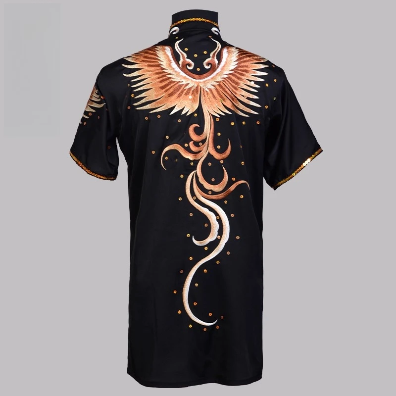 Custom Martial Arts Uniform Kung Fu Suit with Dragon Embroidery Southern Fist Long Fist Reinforced for KungFu Forms Competition