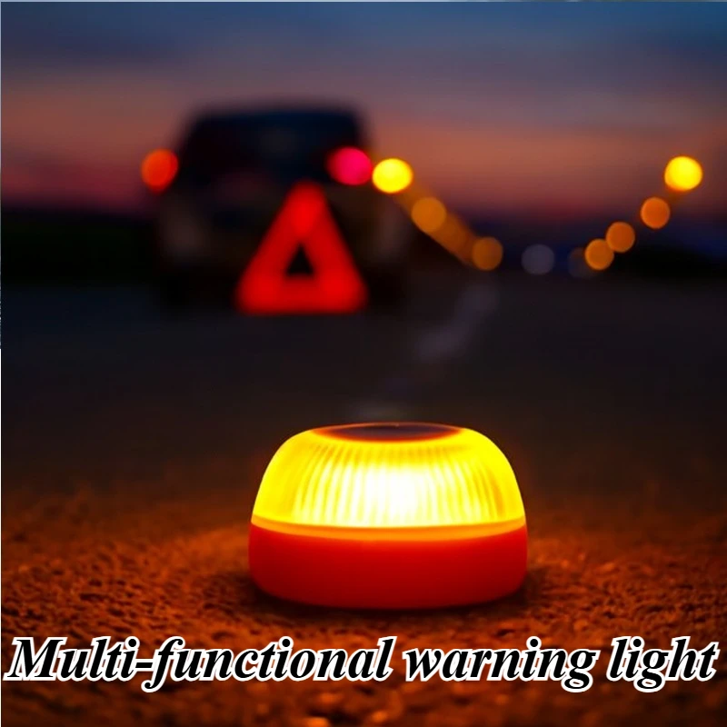 

For All Vehicles Super Strong Magnetic Warning Light V16 LED Road Safety Beacon Emergency Hazard Strobe Flash Work Light Parts