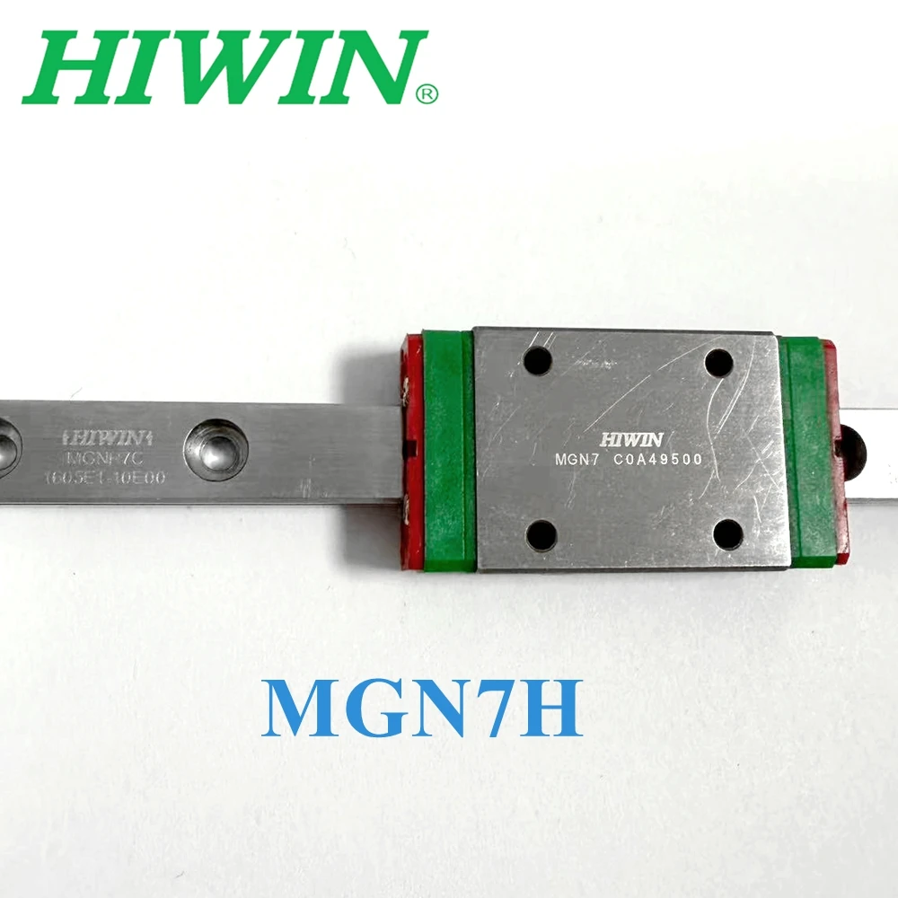 NEW Genuine HIWIN Original 1pcs MGN7 Miniature Linear Guide Rail 40-580mm +1pcs MGN7H Slider Block Accessories for 3D Printers