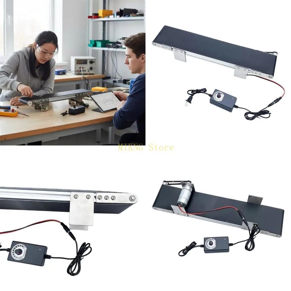 مجموعة حزام سير تجربة الاحتكاك الكهربائي للمدارس إطار معدني قوي وأنظمة نقل آلية موثوقة أفضل بيع