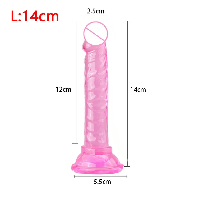 Soft Sexy Huge Dildo Skin Feeling Realistic Penis Sex Toys For Women Big Dicks Double Layersilicong Suction Cup Anal Vibrator