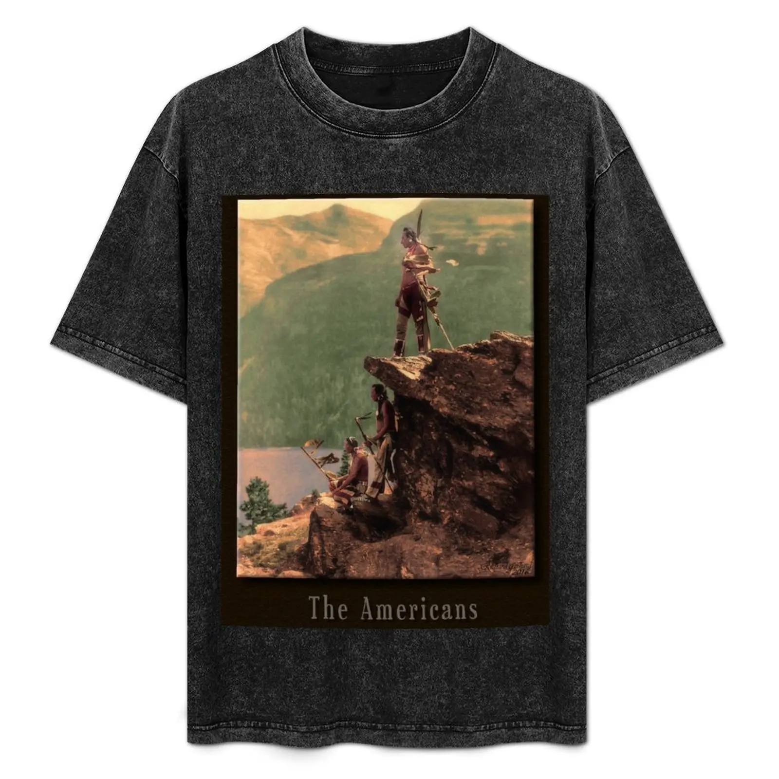 

The Americans T-Shirt vintage graphic tee street wear custom shirt men graphic t shirts