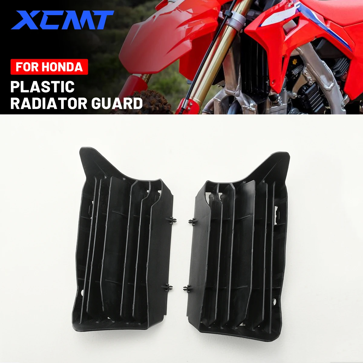

Motorcycle Plastic Radiator Guard Grill Protector Cover For HONDA CRF 250R 250 RX ENDURO 300 RX ENDURO SPECIAL 450 450R 450RX