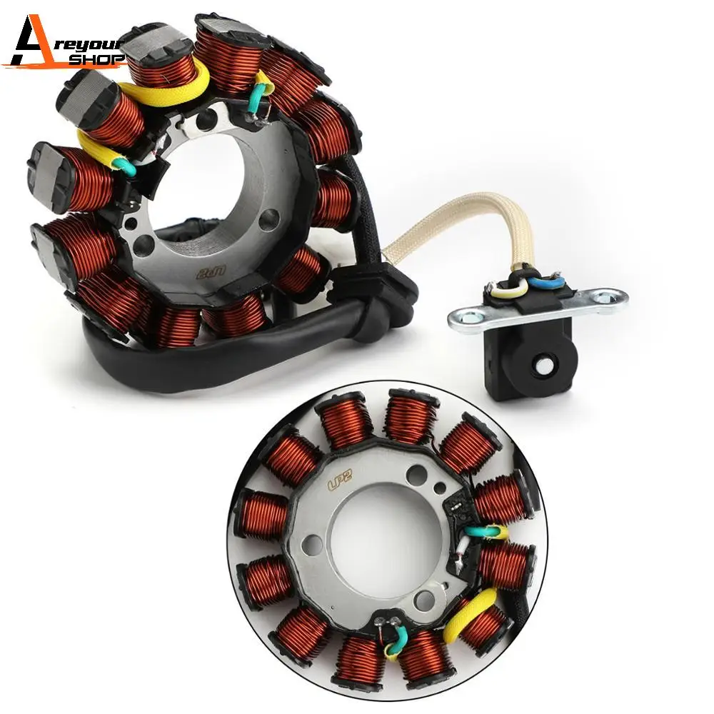 

Areyourshop for Honda CBF125 2008-2015 31120-KWF-941 Magneto Generator Engine Stator Coil Scooter Motorcycle Parts