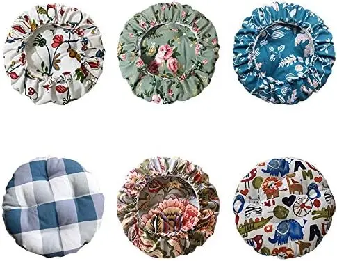 

14"" Padded Round Bar Stool Cover Cushion With Elastic Fabric Round Chair Seat Cushion For Wooden Metal Stools Animals
