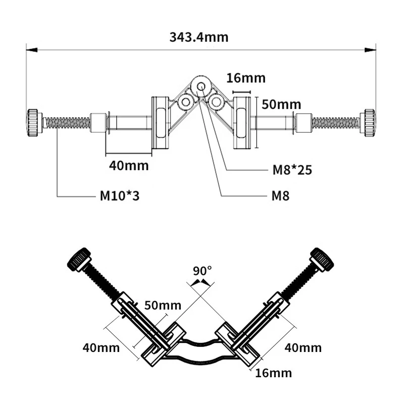 Imagem -04 - Angle Clamp Holder 90 Graus Tubo Quadrado Multi Artefato Ferramenta Carpintaria Soldagem Multi Aço Inoxidável