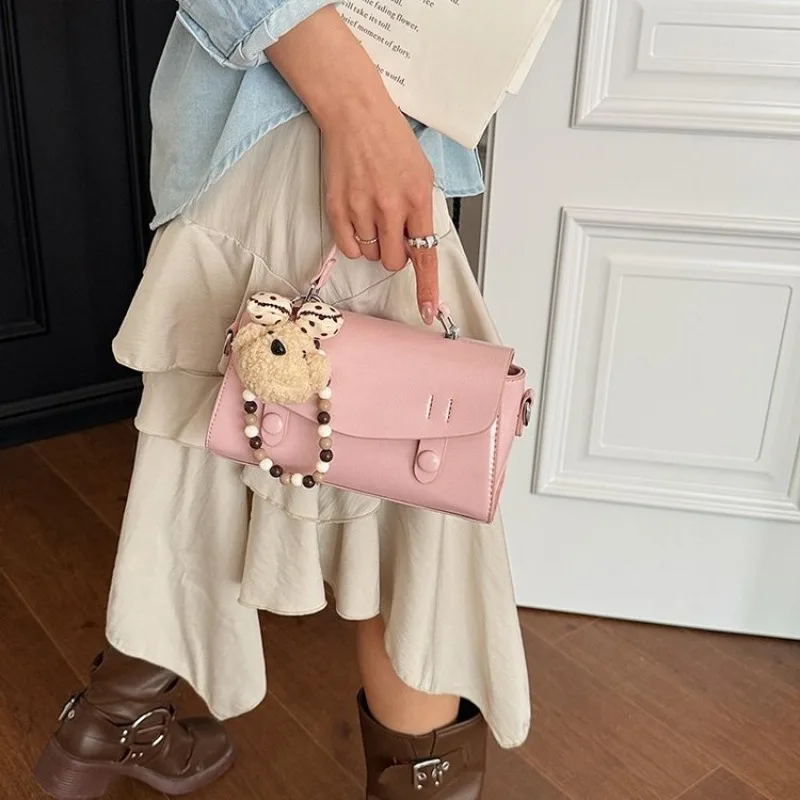 

Cute Girl Leather Ladies Tote Bag Premium Paris Trendy Vintage Craft Casual Crossbody Messenger Bag Lovely Young Girls Daily