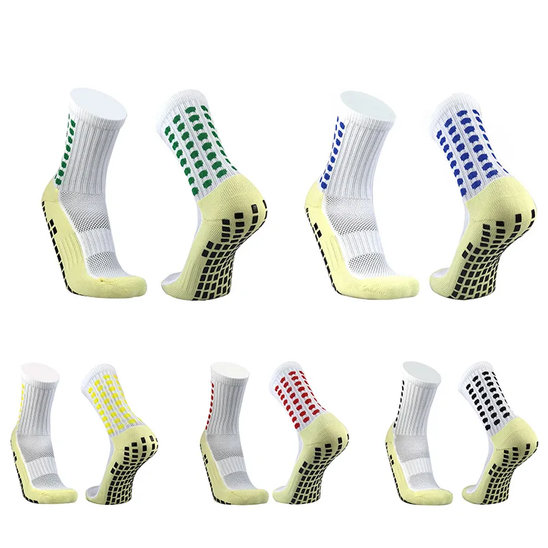 

Классические Футбольные носки унисекс, квадратные силиконовые Нескользящие носки на присоске, спортивные мужские и женские носки для бейсбола и регби, новый стиль
