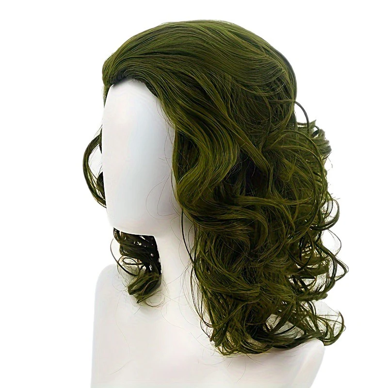 Film De Joker Cos Pruik Cover Joker Flake Karakter Modellering Pruik Party Rollenspel Man Hoofddeksels Korte Stijl Gladde Achterhaar