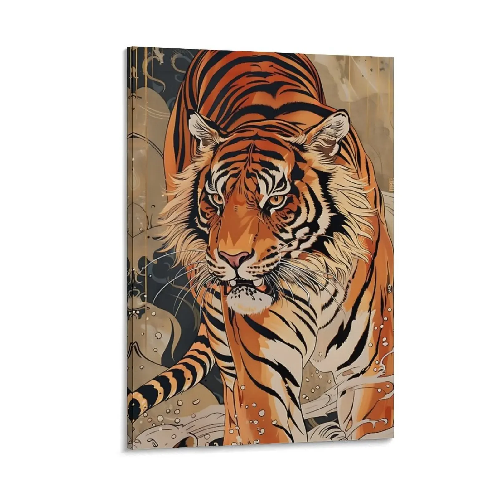 

Majestic Tiger Canvas Painting home and decoration Decor for room decoration for the room