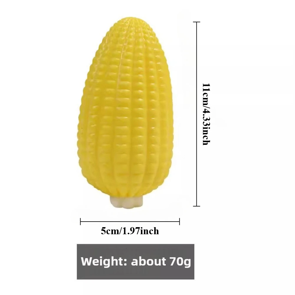 Palla antistress di mais simulata squishy - Giocattolo da spremere per alleviare l'ansia, giocattolo sensoriale agitarsi per bambini e adulti, regalo bavaglio squishy